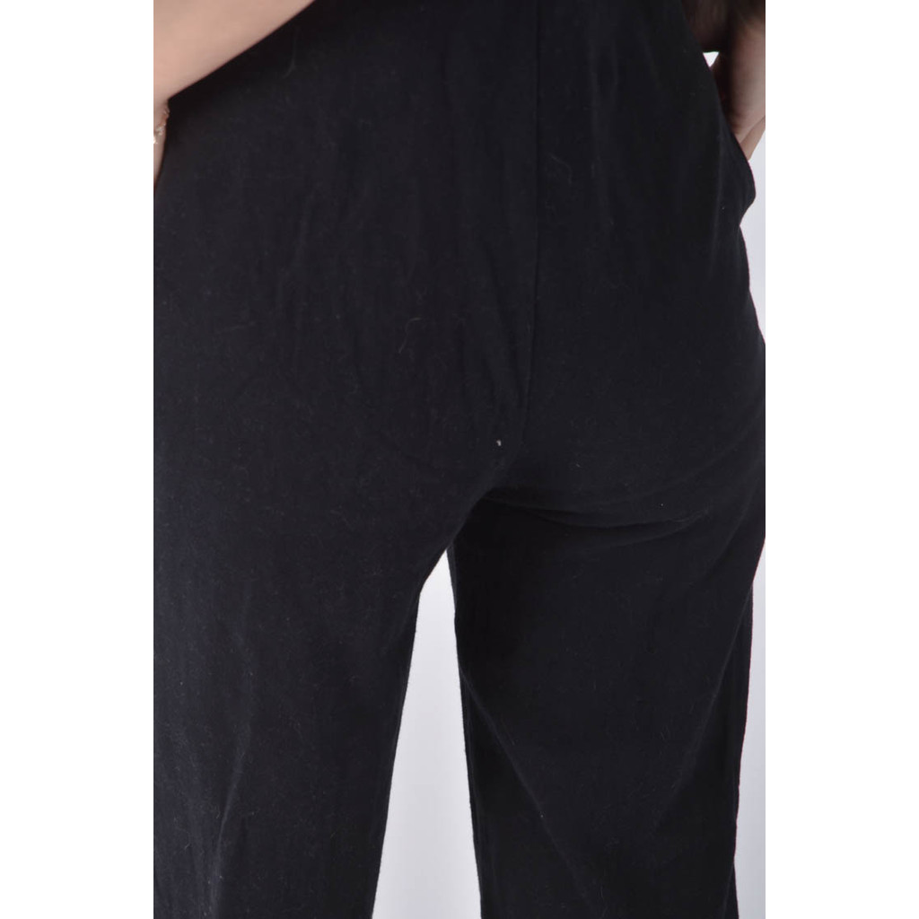 (2XL) 高腰黑色連身裝二手衣, , large