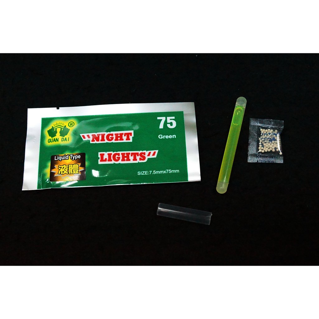 [冠岱]台灣製75mm液體螢光棒夜光棒 釣魚 漁具 夜釣  一盒30包 綠/紅/藍, , large