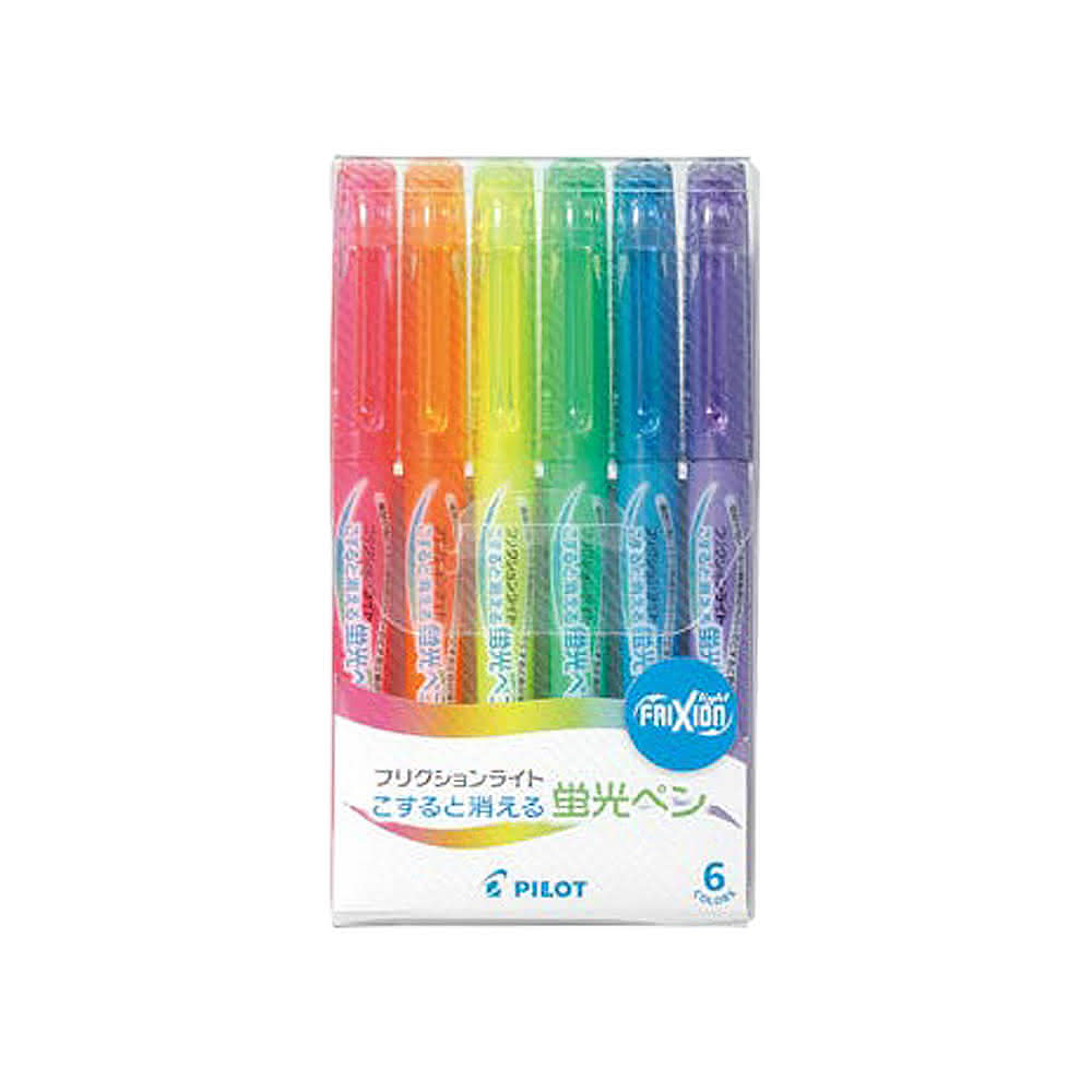 【PILOT 百樂】螢光魔擦筆 6色/組  SFL-60SL - 多款可選, , large