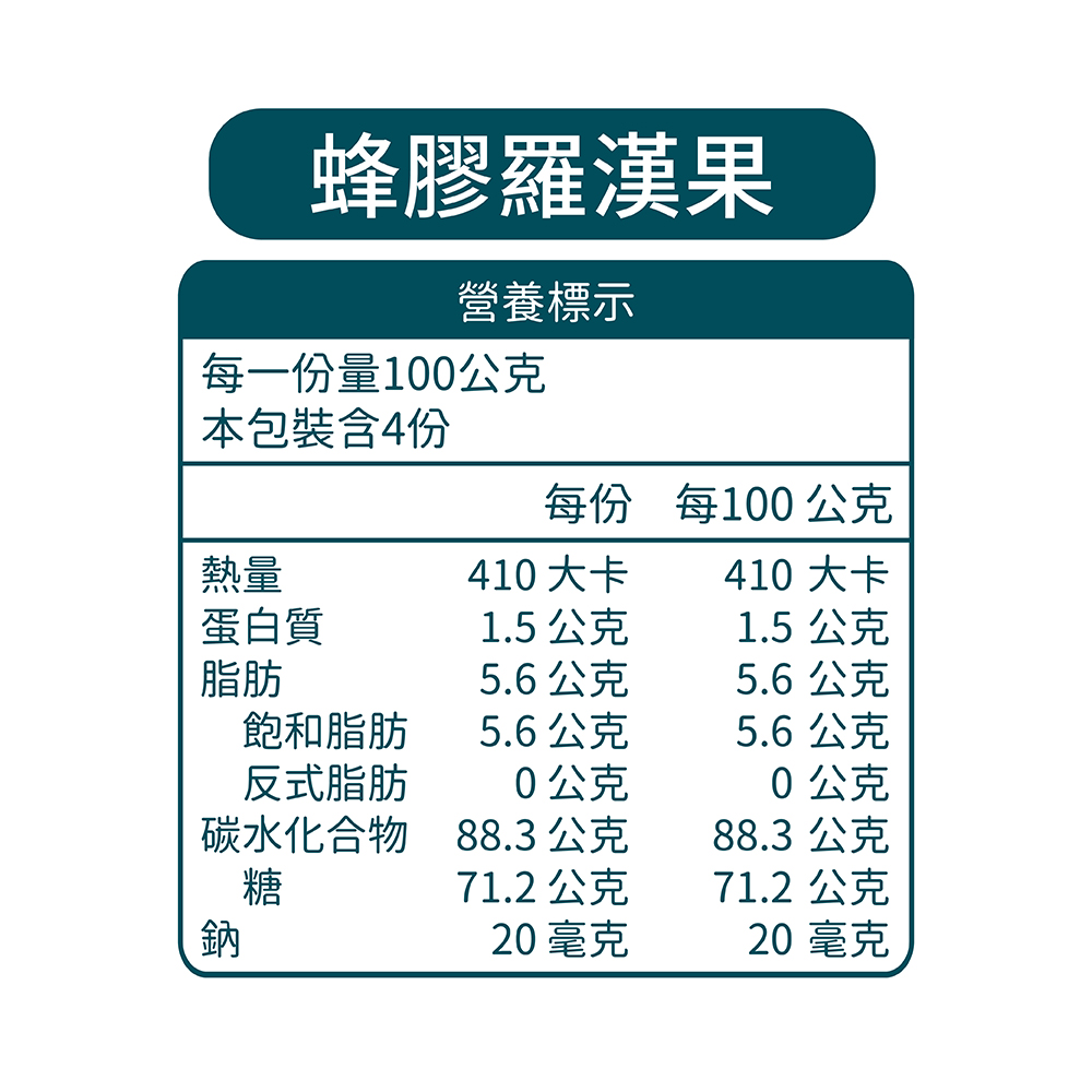 【喉立爽】喉立爽爽喉軟糖 蜂膠羅漢果歡暢桶(400g), , large