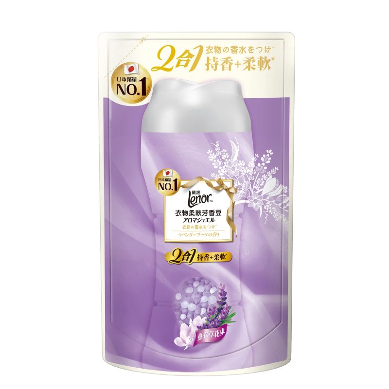 蘭諾衣物柔軟芳香豆補充包薰衣草330ml, , large