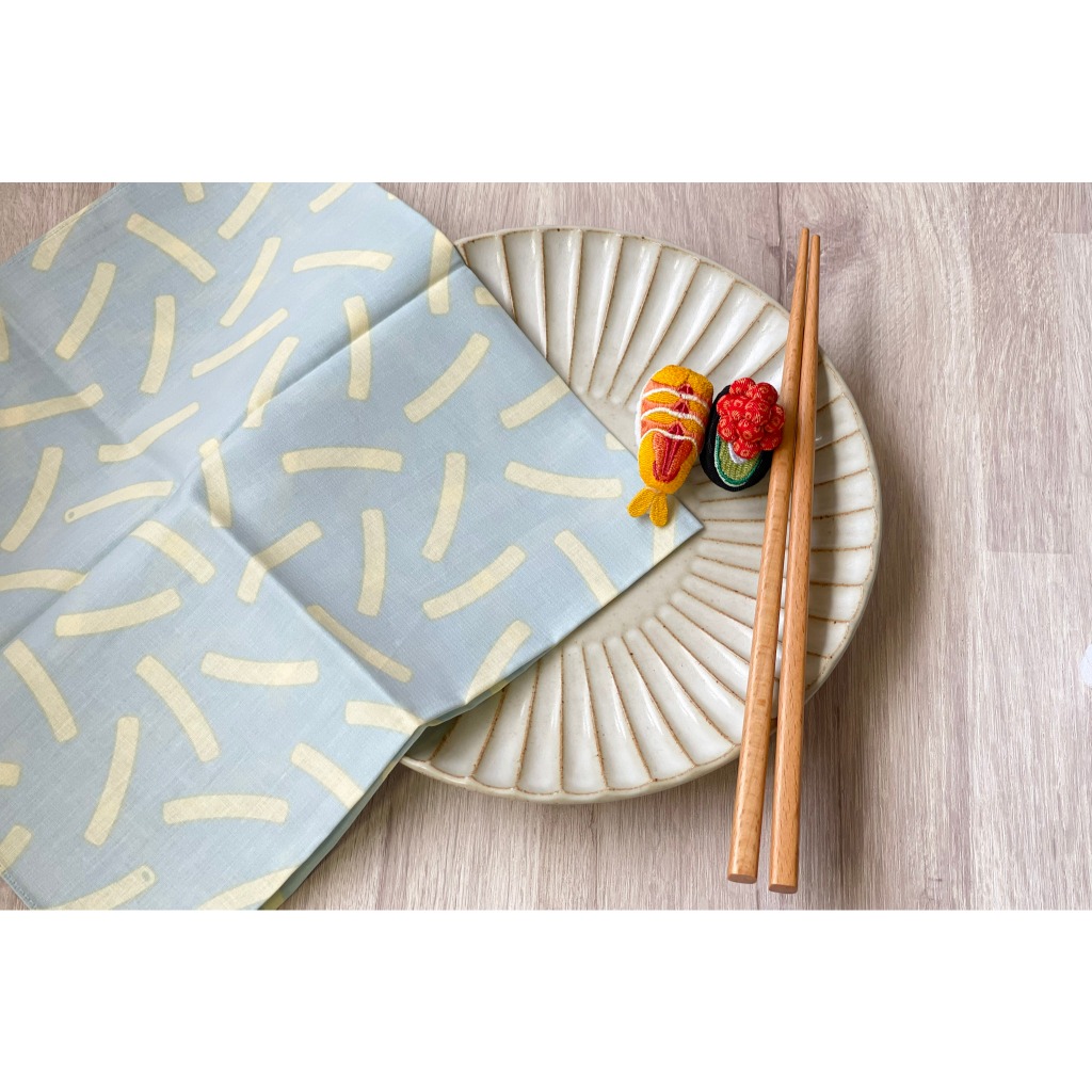 日本製 KAMAWANU Furoshiki 風呂敷/包袱布 全棉 方巾 手巾 多功能手帕 50x50 cm (通心粉), , large