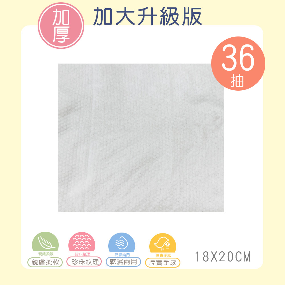 三麗鷗 人魚漢頓洗臉巾(36抽x3包) 【旺達棉品】HG-DP001, , large