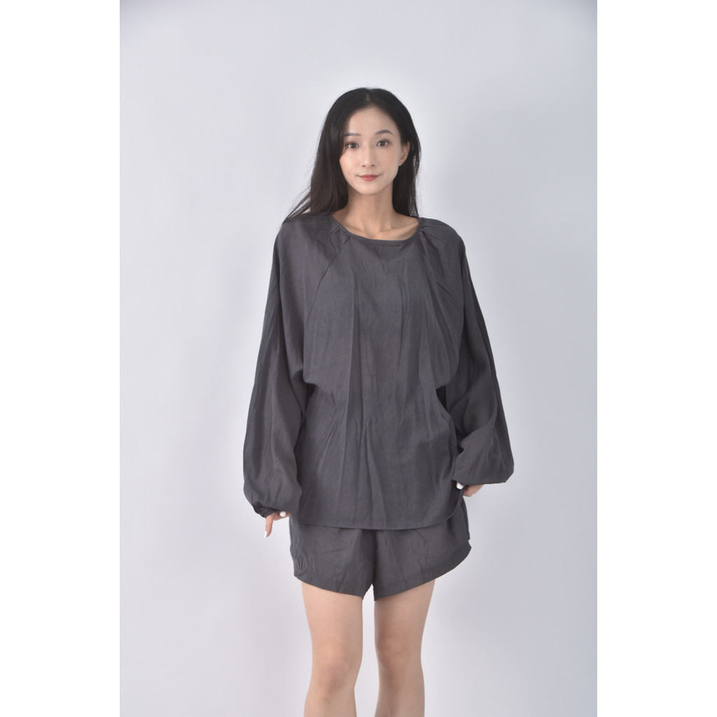 (S) 素面灰色套裝二手衣, , large