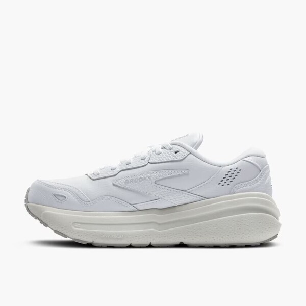 Brooks Ghost Max 2 Leather 男 慢跑鞋 寬楦 彈力 支撐 緩震 白 [1104432E142], , large