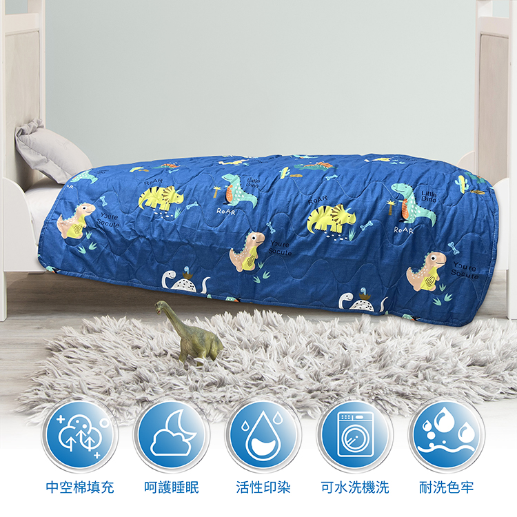 【多利寶寢具】VICTORIA 夏日舒柔棉涼被(花色隨機)-110*150CM-買1送1, , large