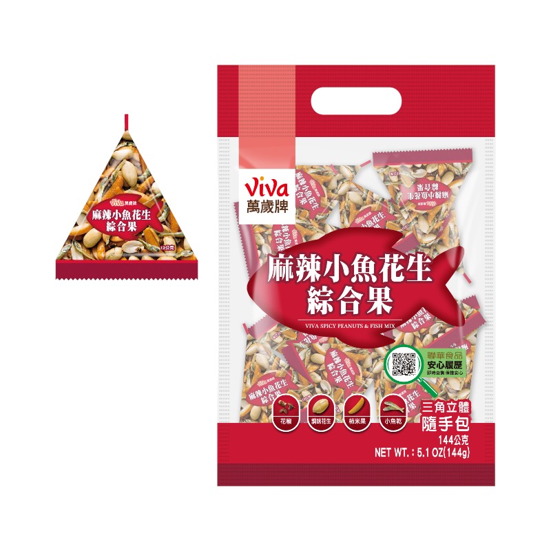 萬歲牌麻辣小魚花生綜合果, , large