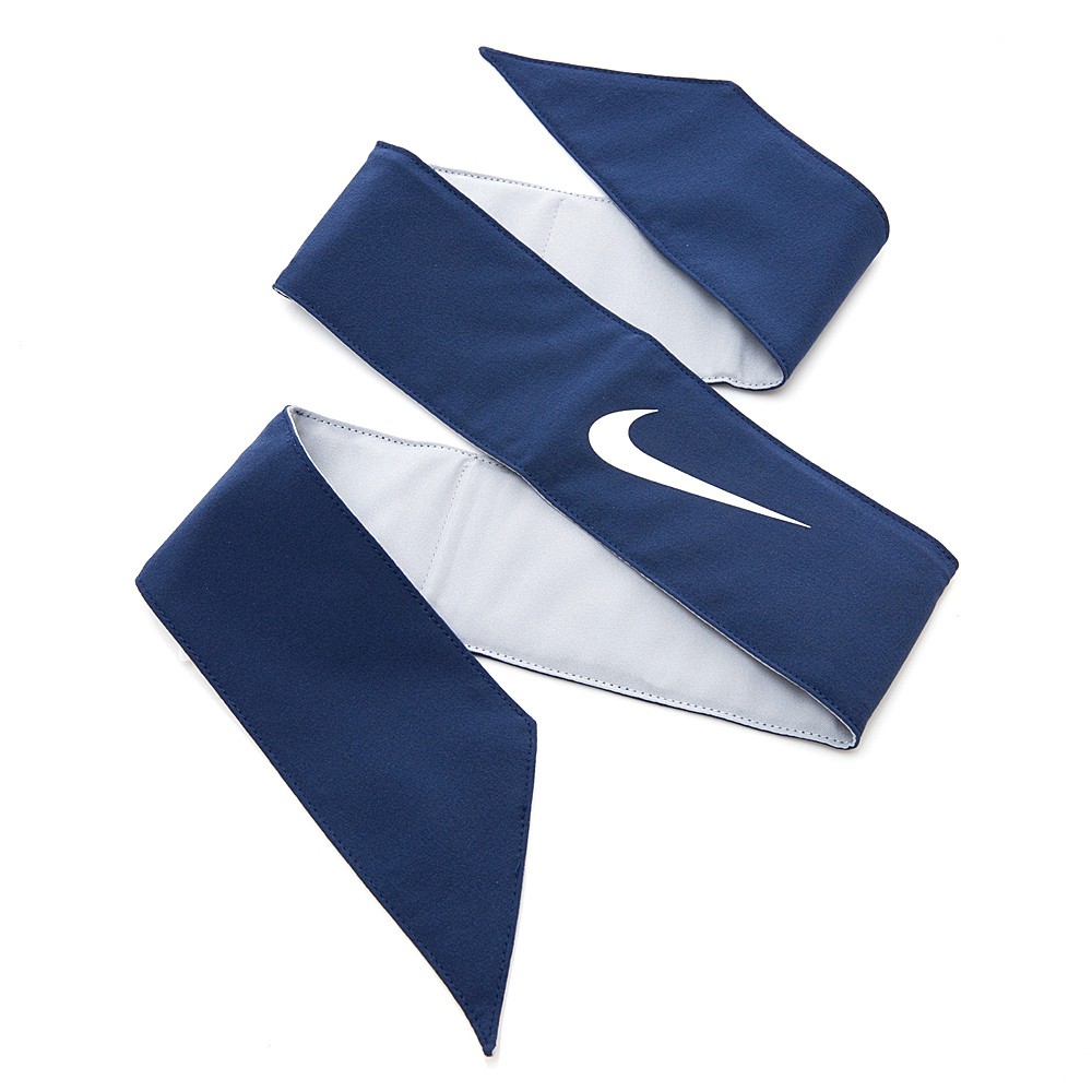 NIKE TENNIS DRI-FIT 綁帶式頭帶 現貨 髮帶 網球頭帶 涼感頭帶 網球 NTN00【樂買網】, 白 101, large