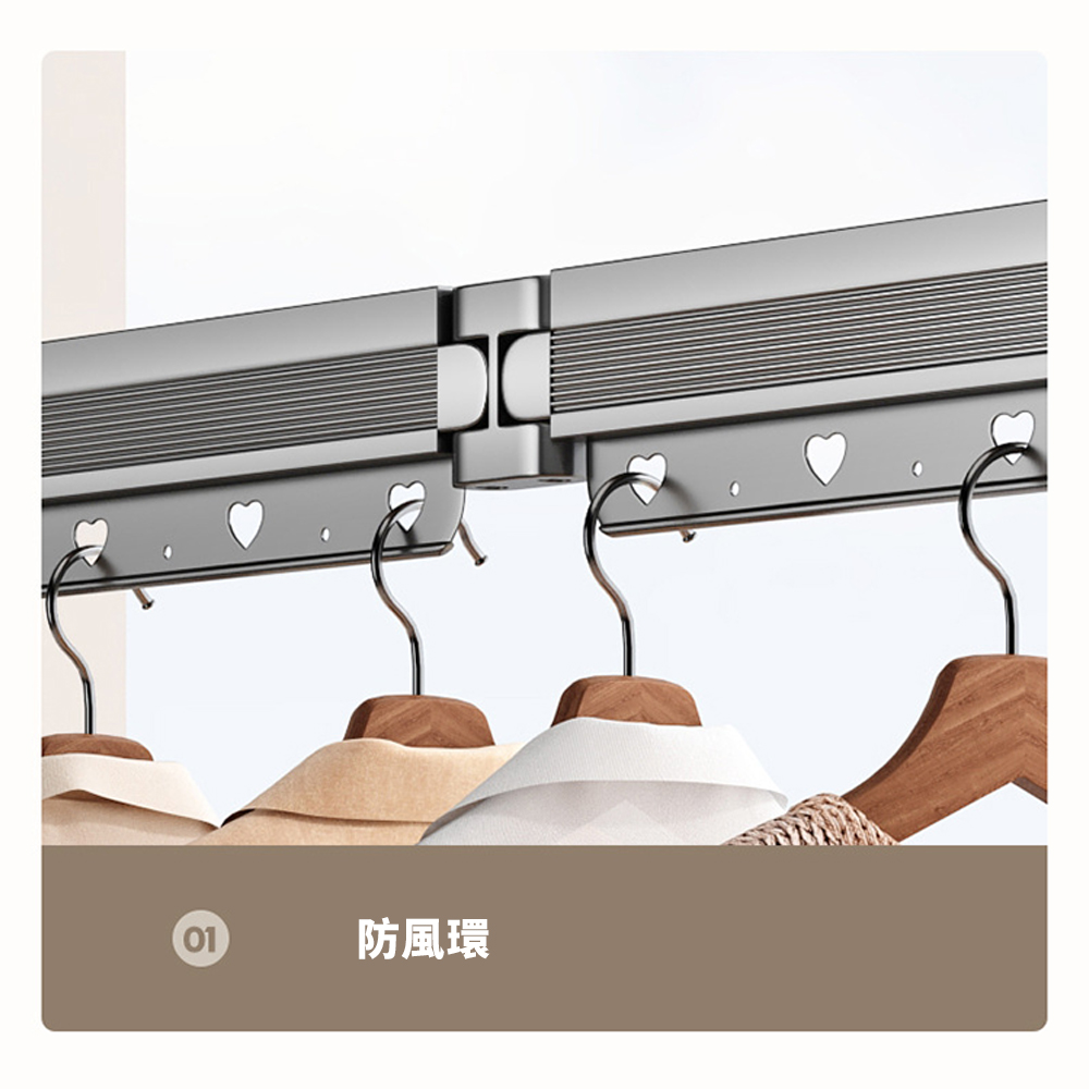 【CITY STAR】Suction Cup Folding 10-Hole Clothes Drying Rack, , large