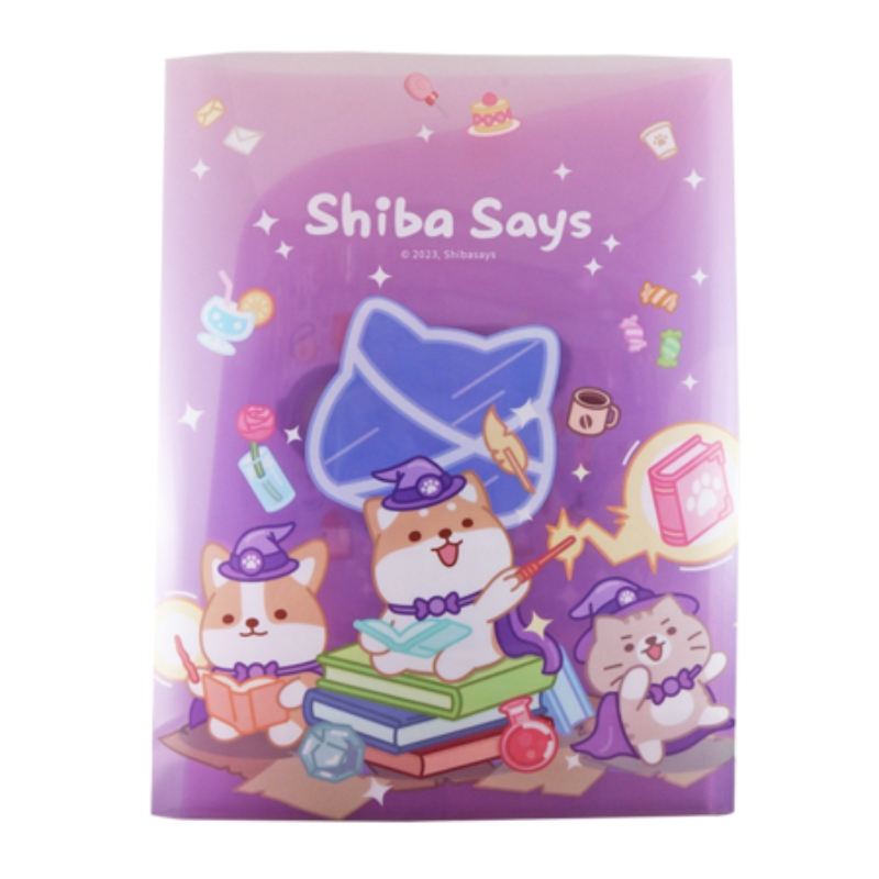 【PENROTE 筆樂】柴語錄A4雙開式資料夾 B魔法師