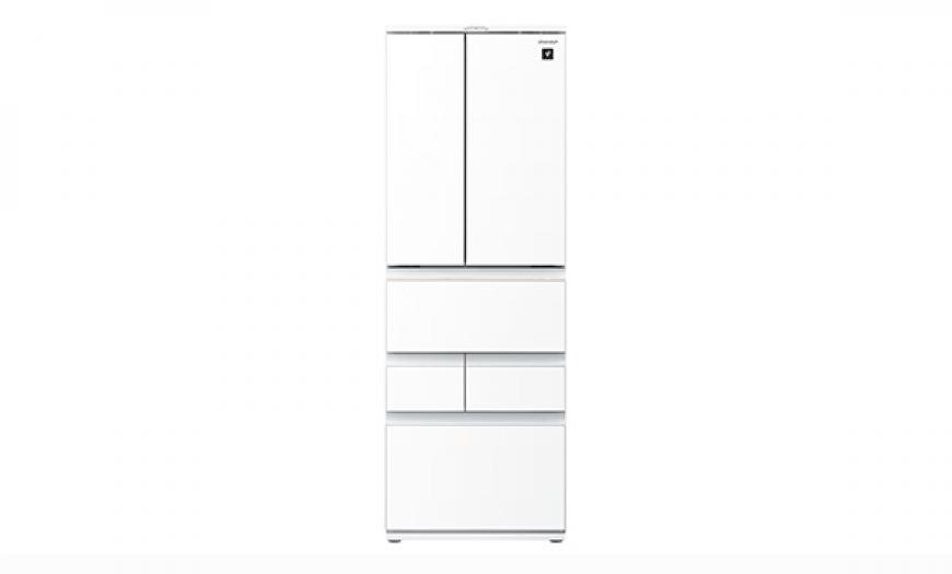 SHARP 夏普 SJ-GK51AT-W 504L自動除菌離子六門變頻冰箱 水漾白