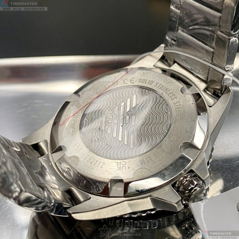 [星晴錶業]ARMANI手錶,42mm,AR00020寶藍色錶面寶藍錶殼銀色精鋼錶帶款, , large