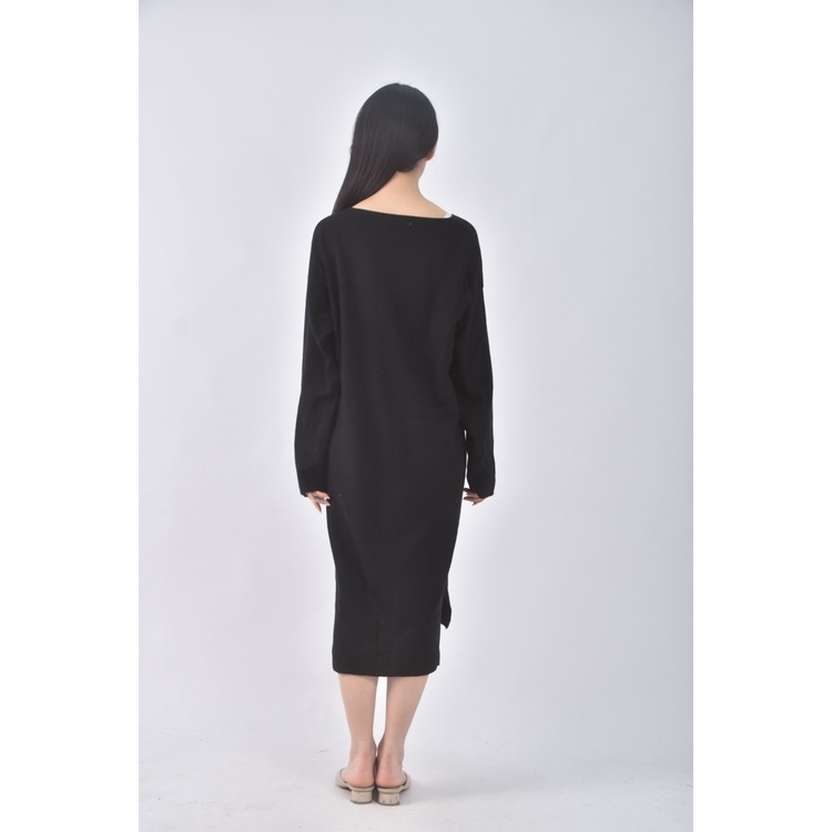 (XL) rekayyatv領黑色洋裝二手衣, , large
