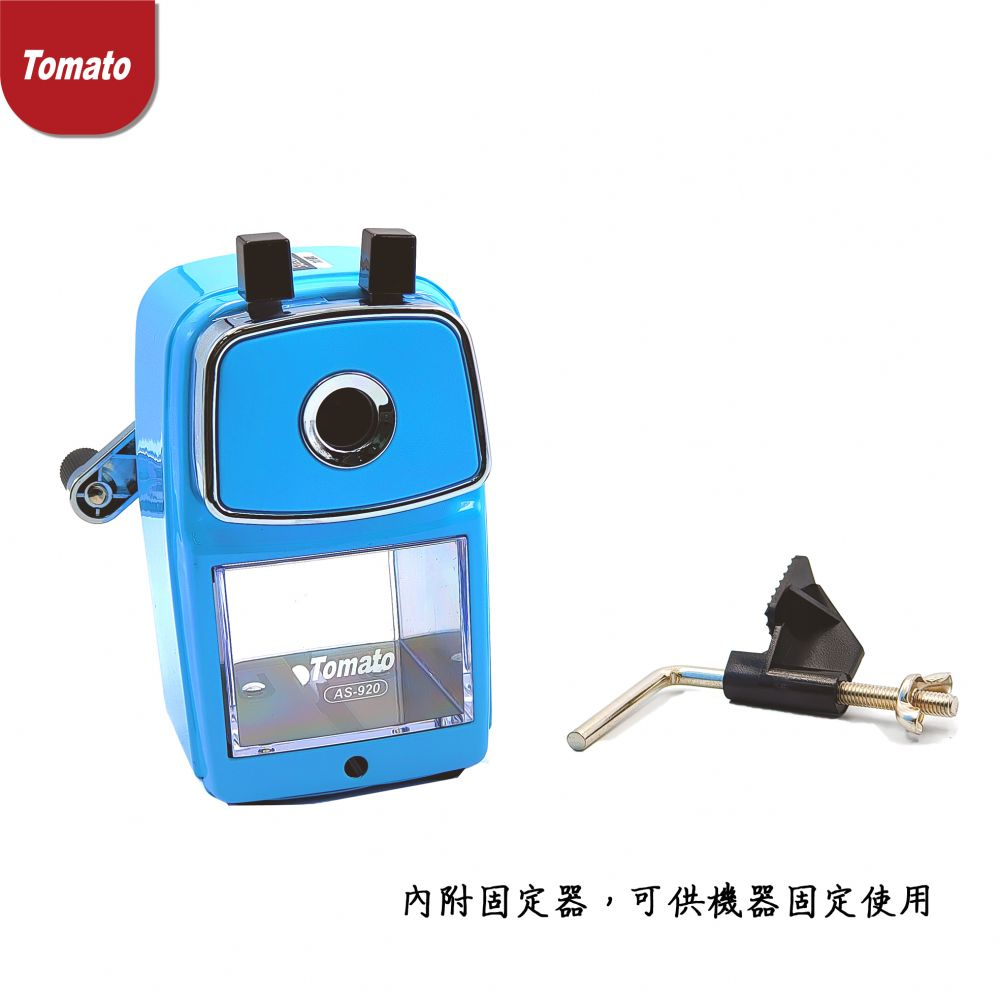 萬事捷 五段式高級鐵製手搖削筆機 可削粗筆(AS-920)綠色, , large