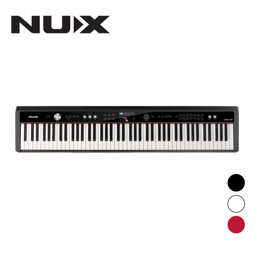 NUX NPK-20 88鍵 便攜式自動伴奏電鋼琴 多色款【敦煌樂器】, , large