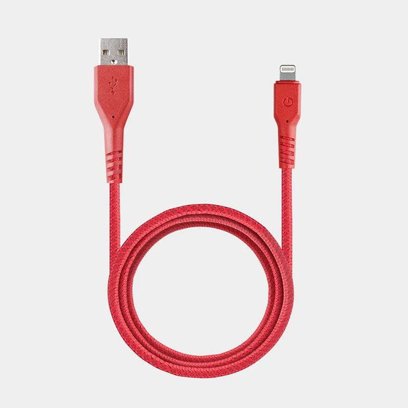 [亞瑟3C] ENERGEA Lightning to USB-A
Fibratough 快充MFI認證傳輸線  1.5M-紅色, , large