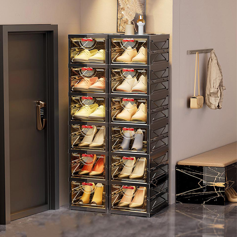 【AOTTO】免安裝六層折疊收納鞋櫃(AL-208), , large