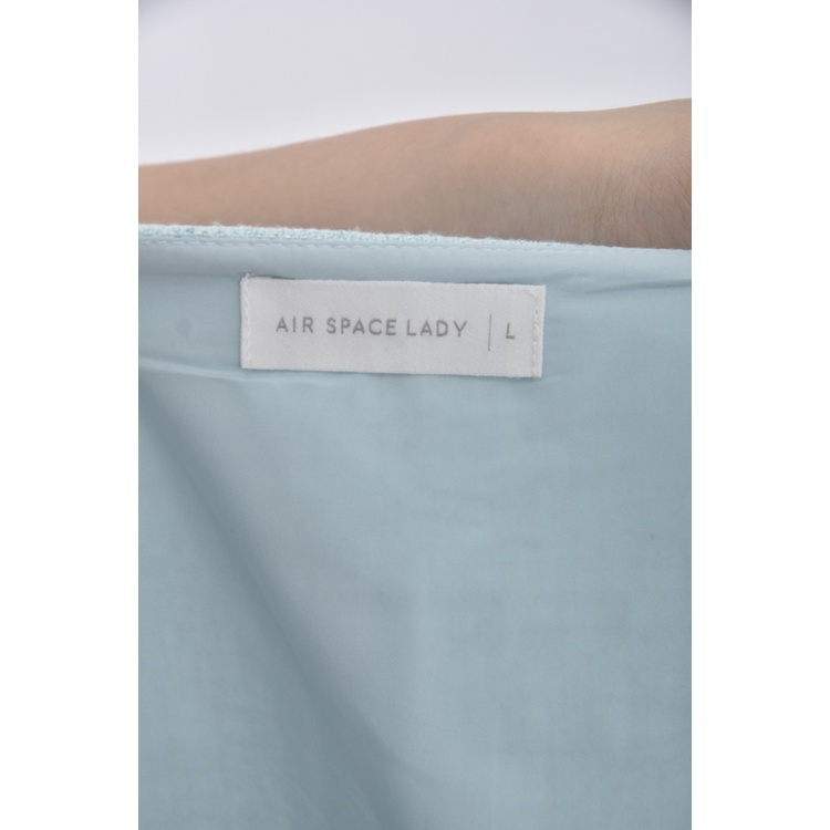 (L) air space lady小香風藍色上衣二手衣, , large