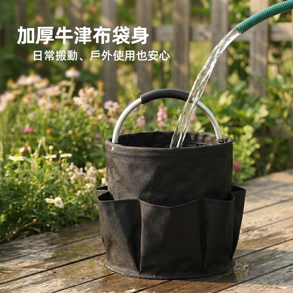 【上手家居】戶外水桶工具袋(水電工具桶/圓筒工具袋/工具桶), , large