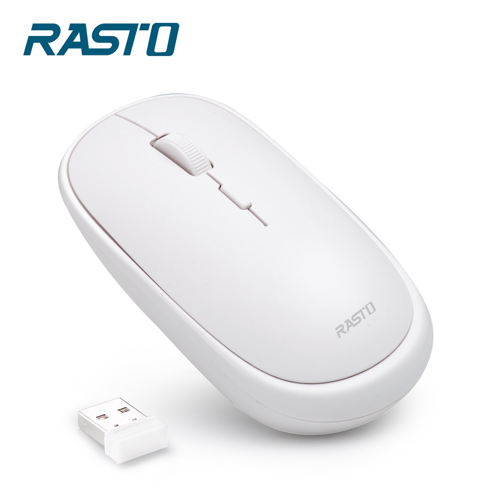 RASTO RM15 Silent Plus Wireless Mouse-WH, , large