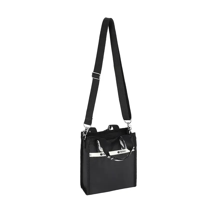 Lesportsac Mini N/S Tote Mh 迷你方型托特包/ 黑夜斑影, , large