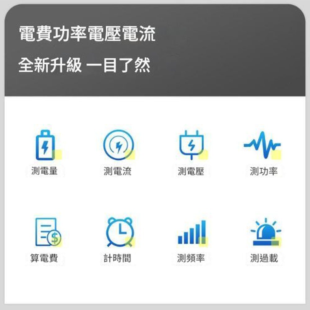 電力監測儀-3插110V, , large