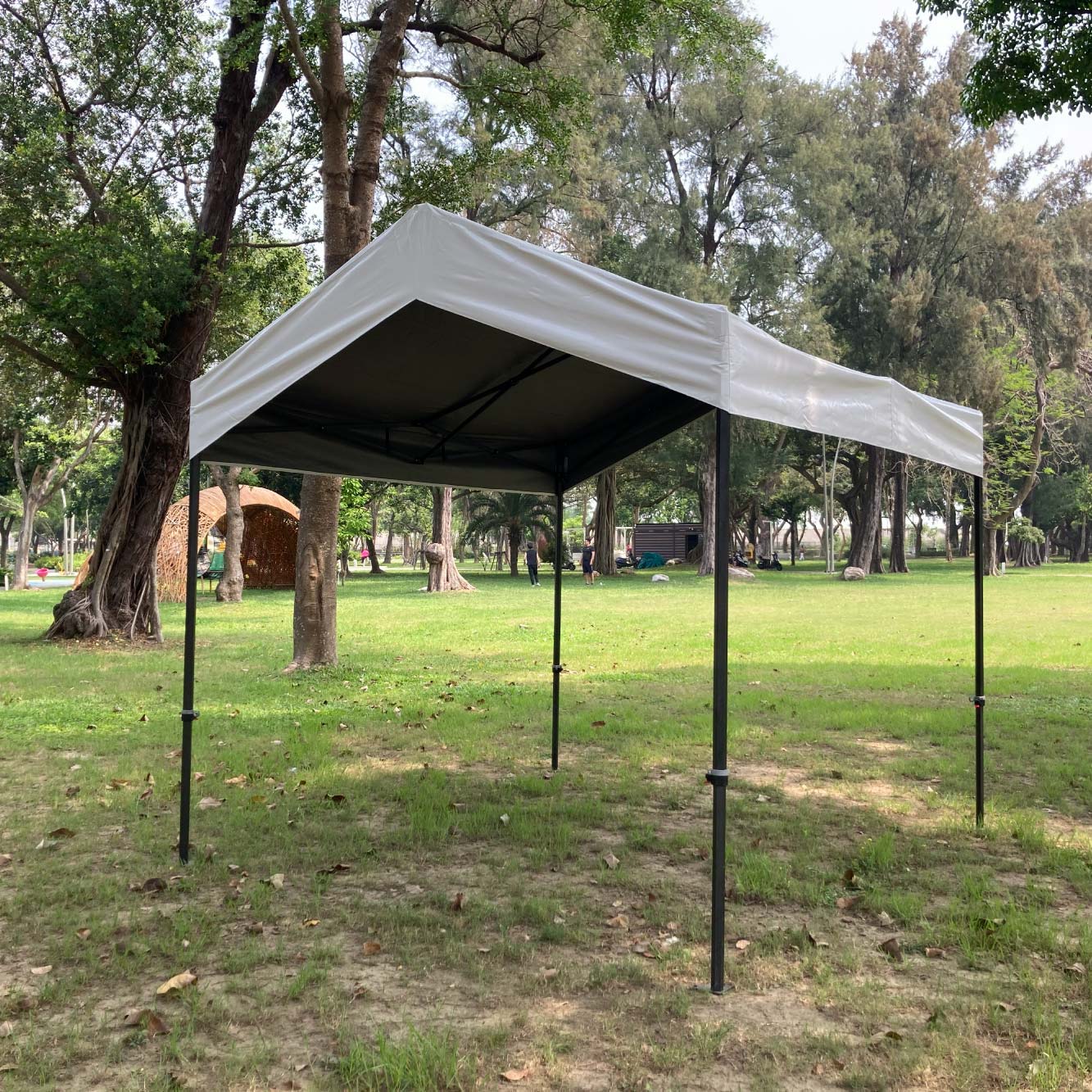 【振盛塑膠】八角山形帳（折疊式帳篷）/PVC布八角骨架/白色