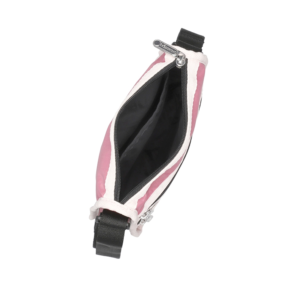 |快速出貨|Lesportsac 3-Zip Crossbody 三層拉鍊斜背包 手機包 送禮-桃紅色, , large