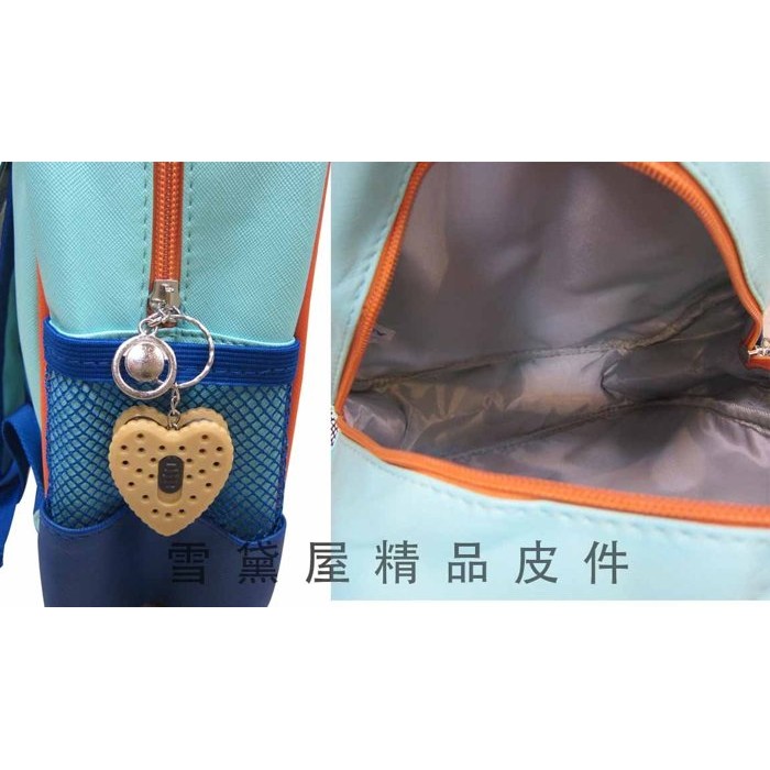 ~雪黛屋~海洋奇緣後背包戶外教學外出郊遊休閒活動小朋友一歲低幼年級適宜正版授權幼園附電燈鑰匙環防水尼龍布KMA27513, , large