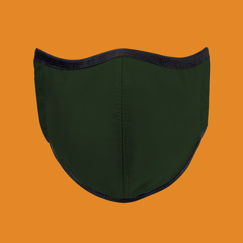【seisei】Antibacterial Face Masks_La Mode / Graphite Green