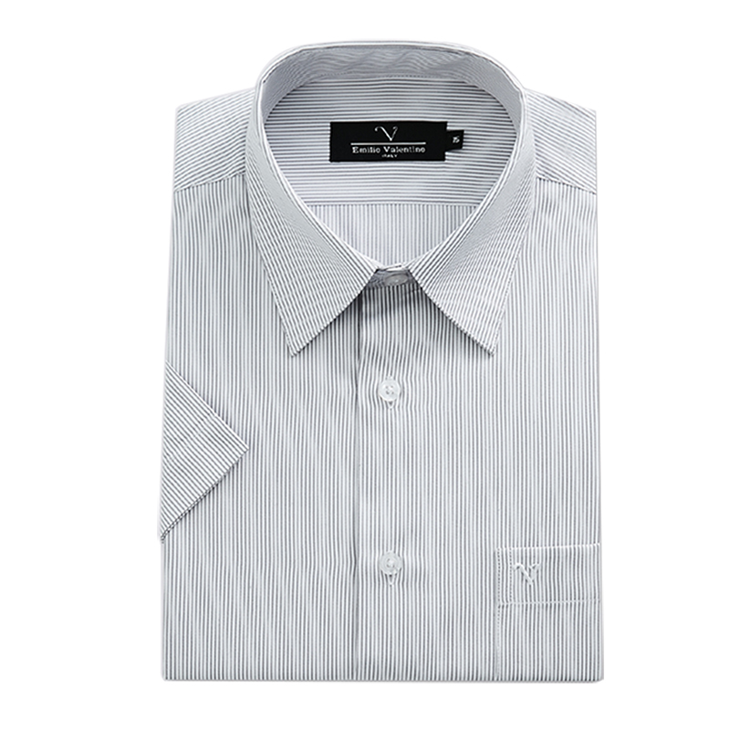 范倫提諾經典條紋短袖襯衫OMD-308, , large
