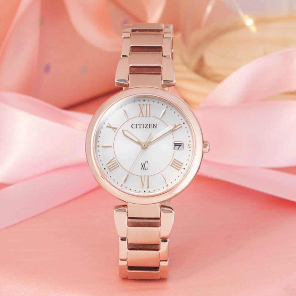 CITIZEN 星辰 XC 光動能亞洲限定女錶 EO1192-59A, , large