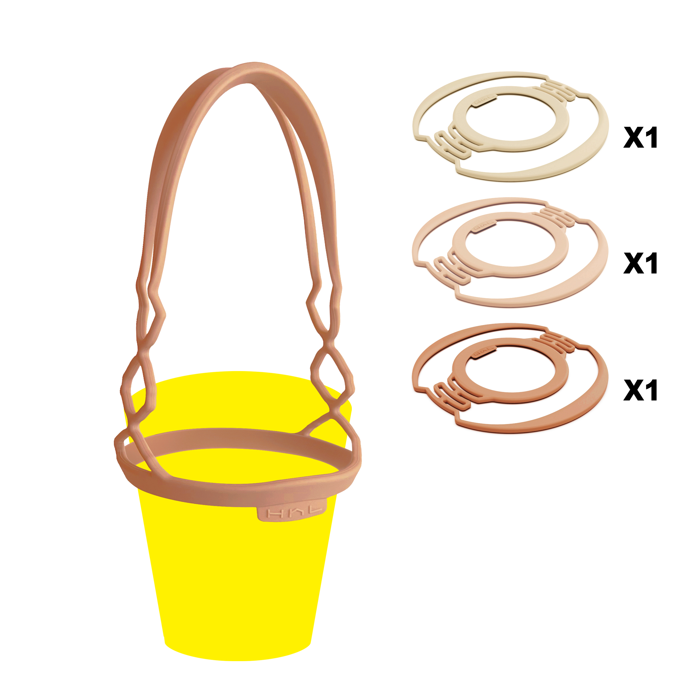 [HhL] LING-BEI 2.0-Beverage Carrier (Strong Tea) Three-Piece Set, , large
