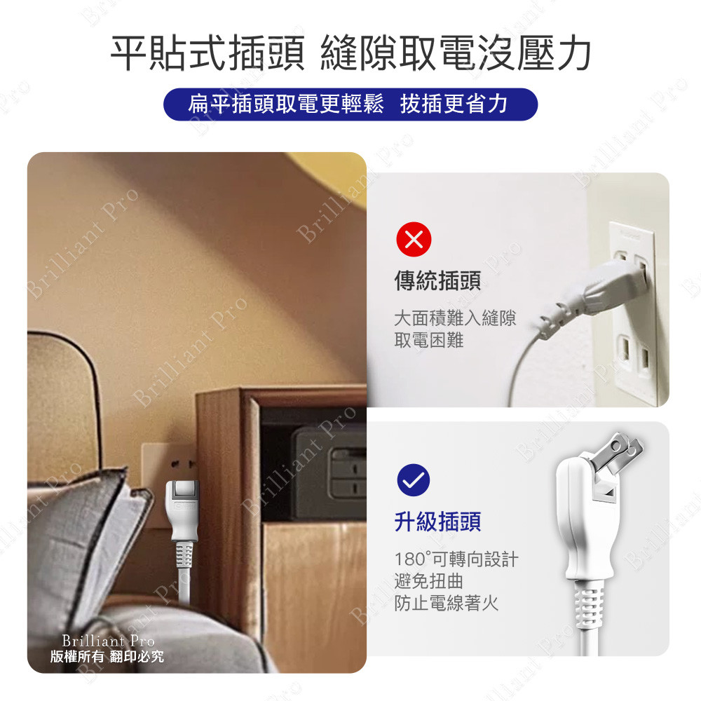 超電王1開3插1.8米 6尺2P延長線 SNB213-6, , large