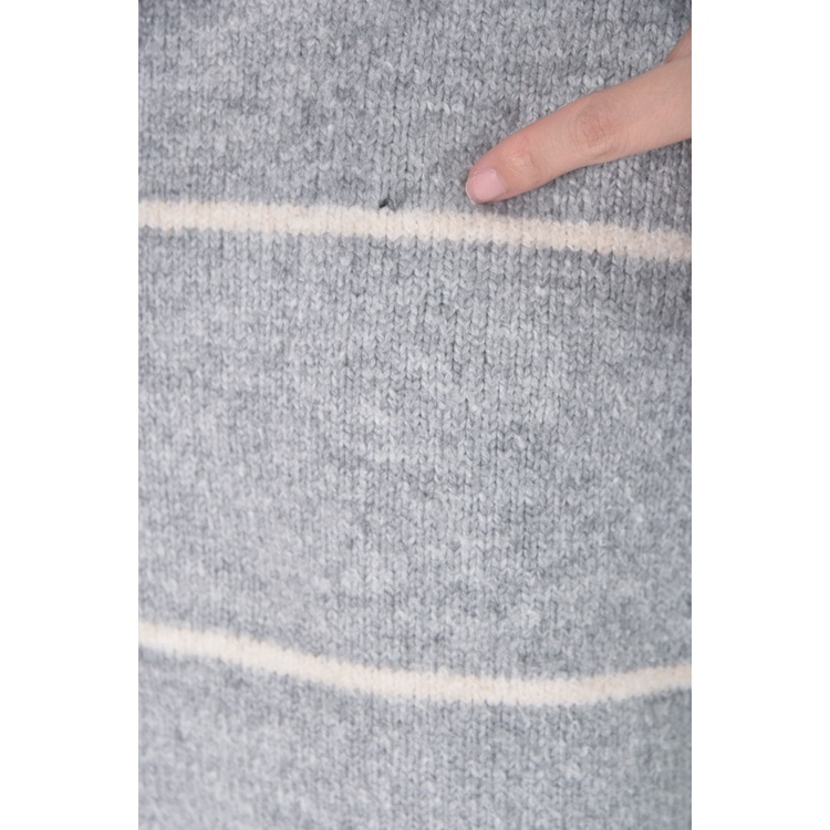 (2XL) genji條紋灰色長袖上衣二手衣, , large