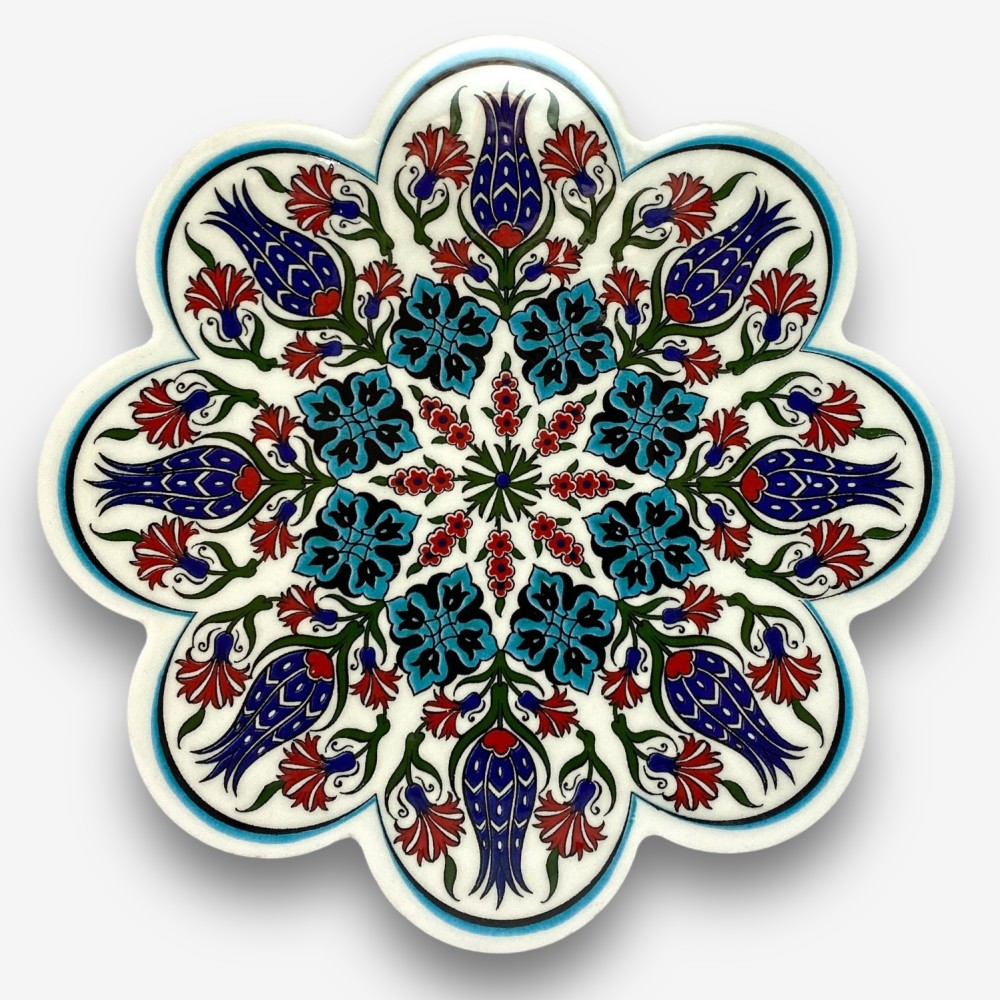 【SOLO Vintage】Designer Heat Mats Ceramic Hot Pads Coasters Made in Turkey 33, , large