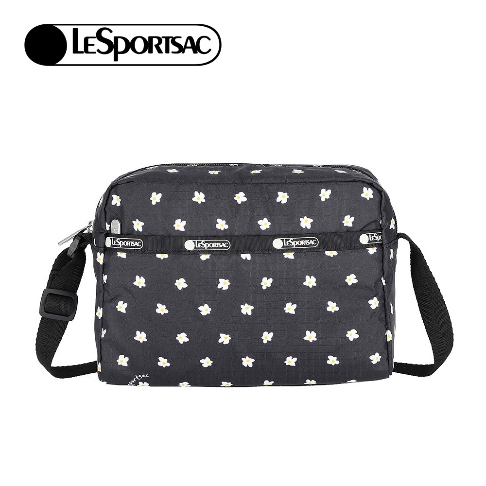 Lesportsac Daniella Crossbody 拉鍊斜背包/ 俏皮小雛菊, , large