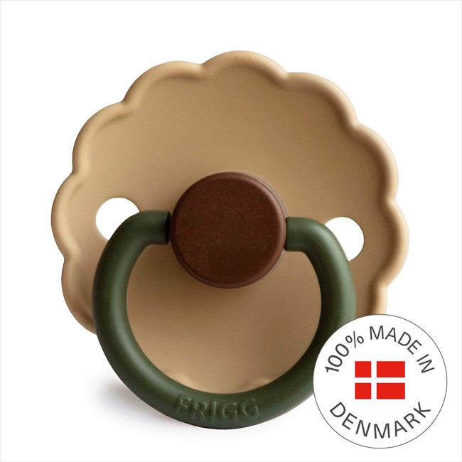 FRIGG Daisy - Round Silicone Pacifier - Acorn - Size 2, , large