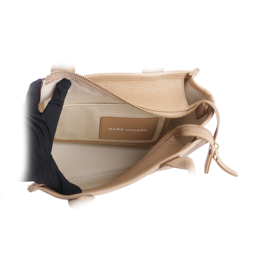 MARC JACOBS THE LEATHER TOTE 粒面皮革小款托特包/駝色, , large