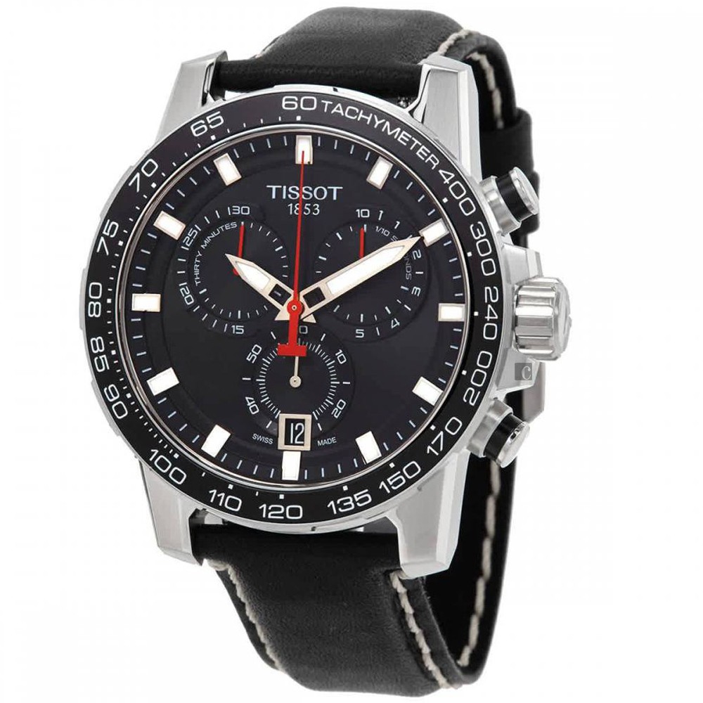 TISSOT天梭 Supersport 計時手錶-45.5mm T1256171605100, , large