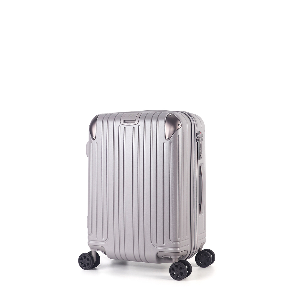 【ALLEZ】"Too Late to Meet III" 21-inch Luggage with Metal Corner Guards Rock Grey, , large