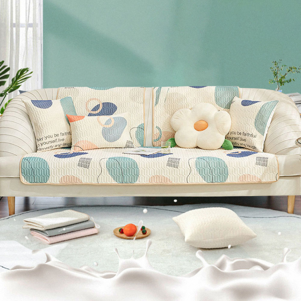 Ice silk latex sofa cushion 70x150cm, , large