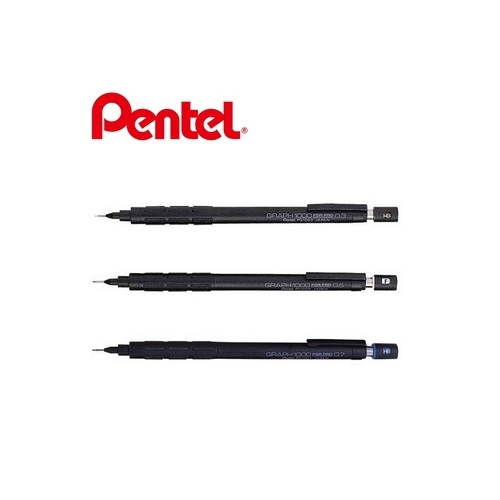 【 Pentel 飛龍 】 GRAPH 1000 製圖鉛筆0.3/0.5/0.7mm / 支 PG1003/5/7   -  多款可選, , large
