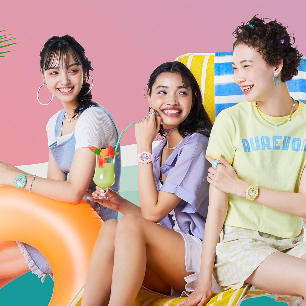 CASIO 卡西歐 BABY-G 夏季海灘手錶 BGA-320-3A, , large