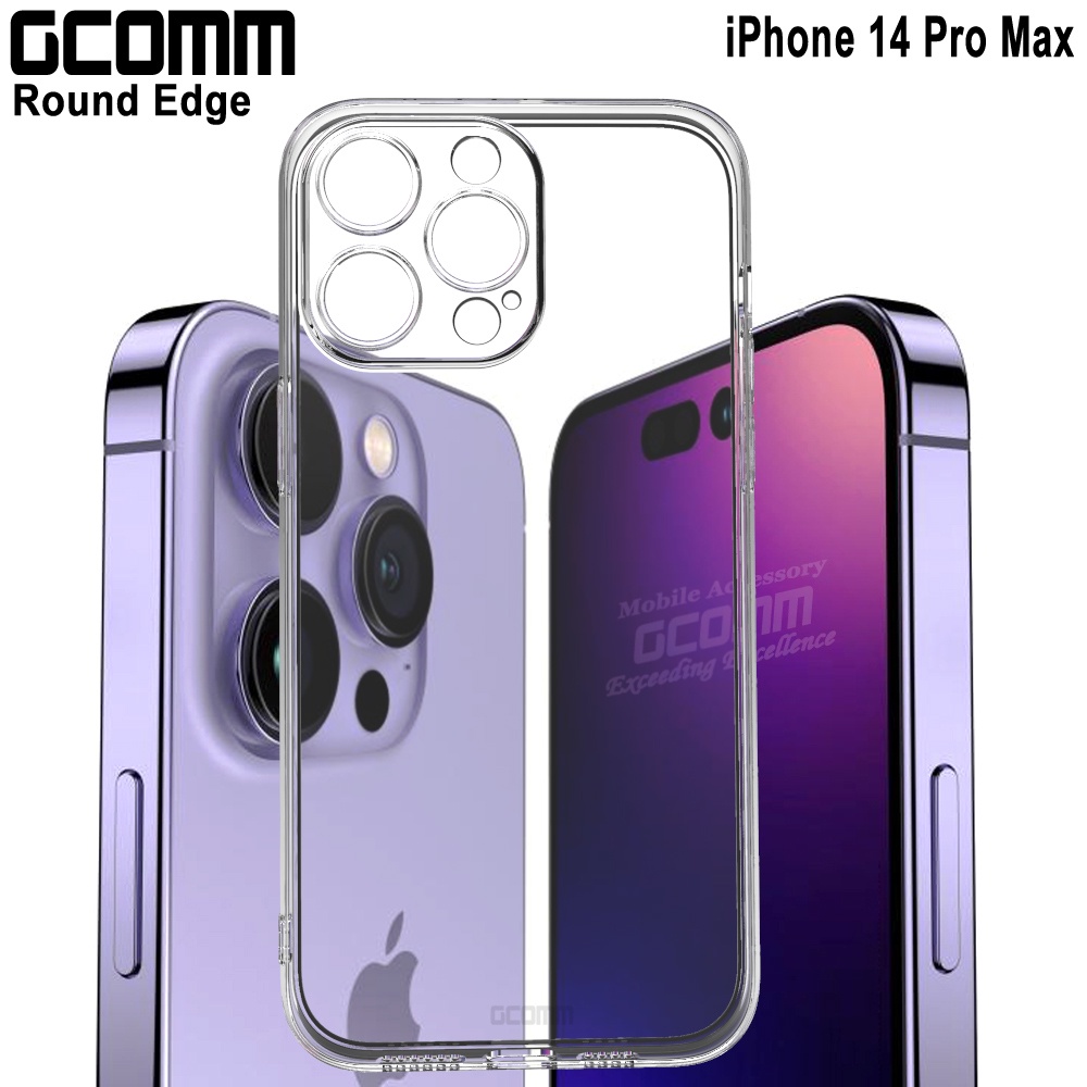 GCOMM iPhone 14 Pro Max 清透圓角保護套 Round Edge, , large