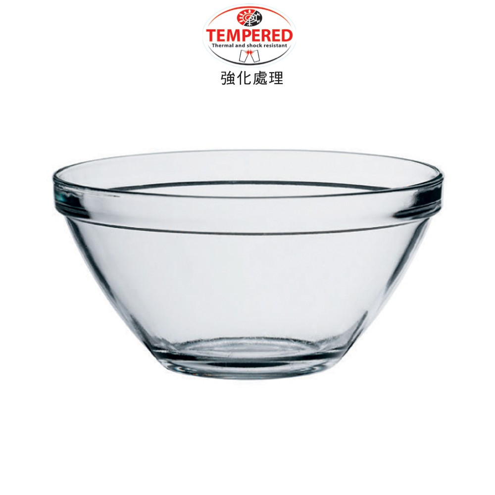 Bormioli Rocco 龐貝 強化調理缽 26cm 大玻璃碗 Drinkeat 金益合, , large
