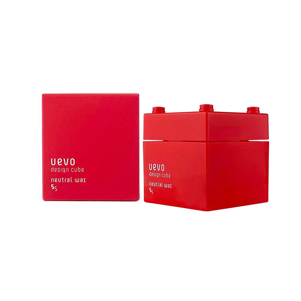 UEVO 卵殼膜彩色造型積木WAX (紅) 80g, , large