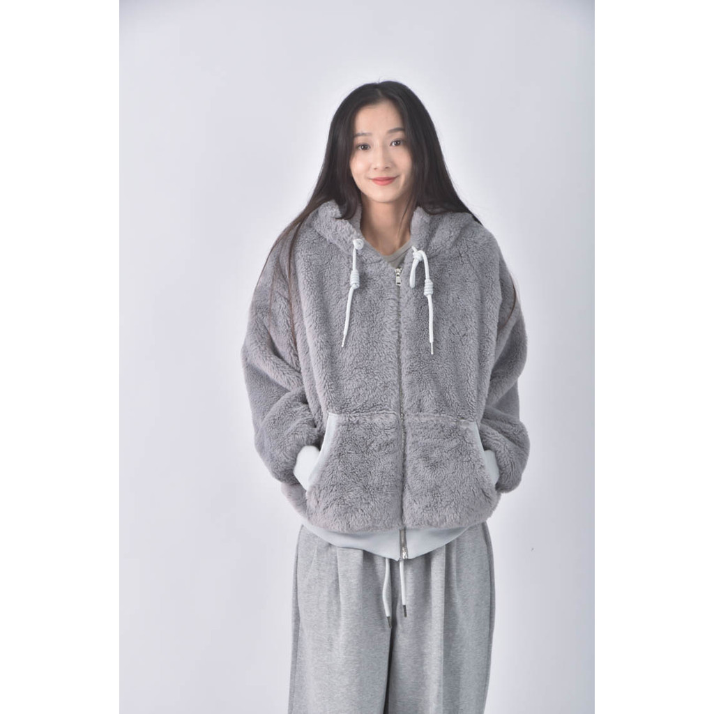 (XL) 刷毛灰色外套二手衣, , large