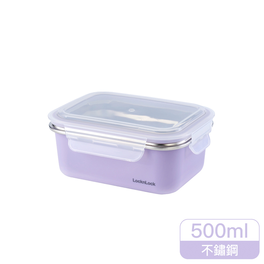 樂扣玩美不鏽鋼隔熱便當盒500ml, , large
