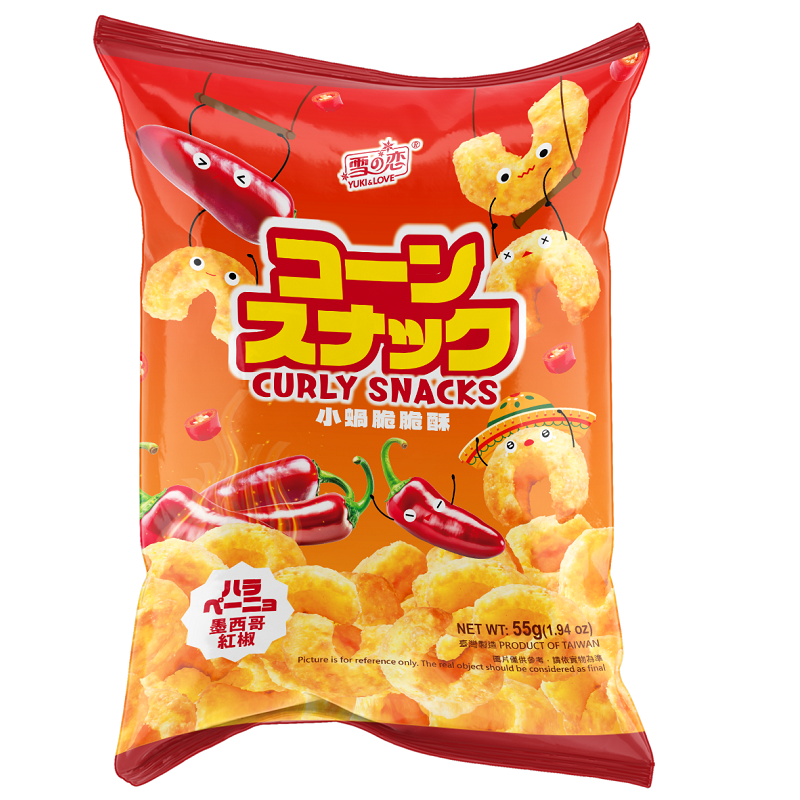 CURLY SNACKS-MEXICAN CHILI FLAVOR, , large